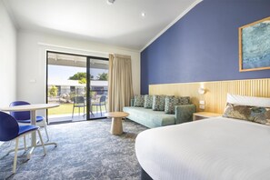 Estúdio, 1 cama Queen (with Daybed) | Cofres nos quartos, escrivaninha, cortinas blackout