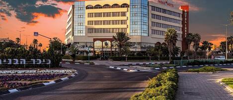 Façana frontal de l'allotjament