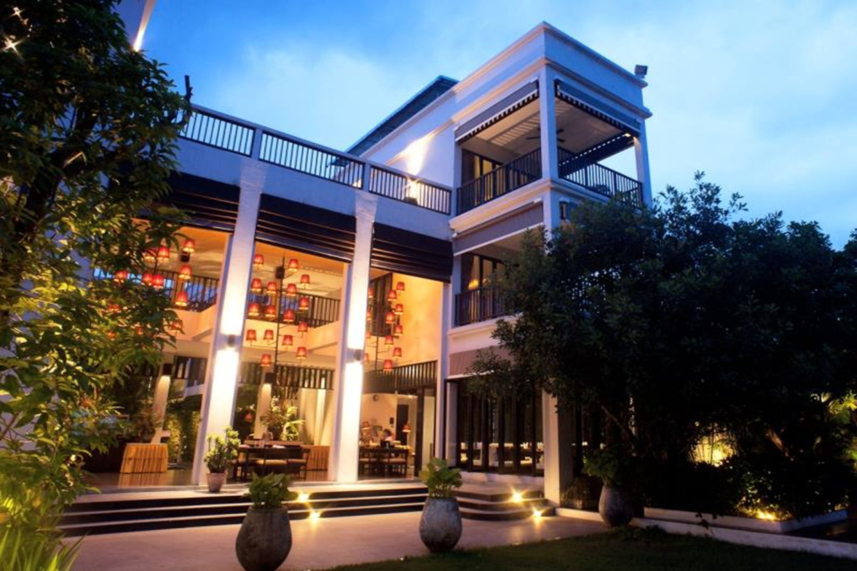 front of property – evening/night