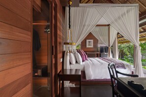 One Bedroom Honeymoon Suite Pool Villa - Massage Included | Premium bedding, free minibar, in-room safe, individually decorated