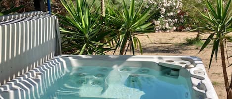 Private spa tub