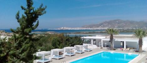 Grand Villa, 2 Bedrooms, Hot Tub, Sea View | View from room