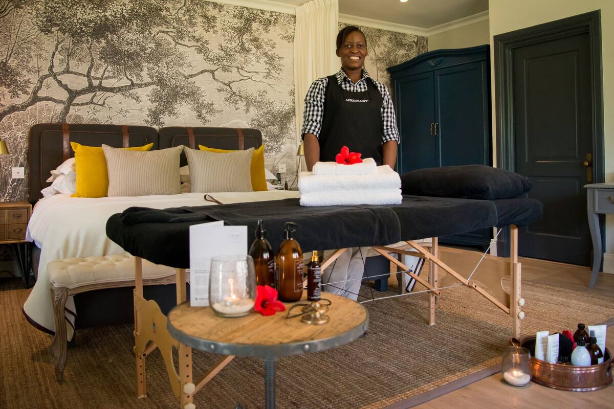 manicures and pedicures