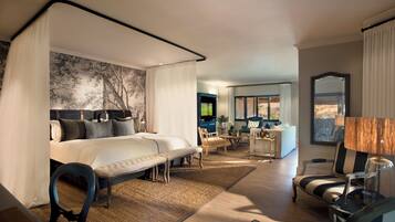 1 slaapkamer, luxe beddengoed, een kluis op de kamer