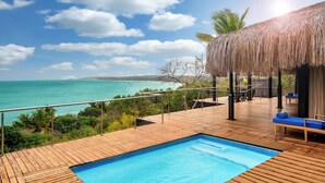 Villa, 2 habitaciones, piscina privada, vistas al mar | Vistas al mar