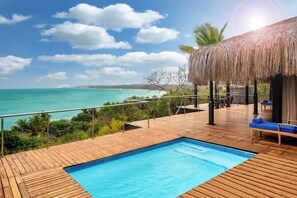 Villa, 2 habitaciones, piscina privada, vistas al mar | Vistas al mar