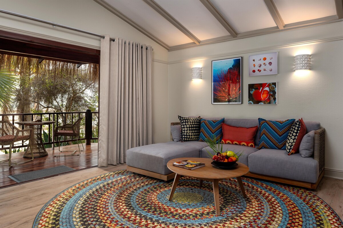 Villa, 2 habitaciones, piscina privada | Ropa de cama de alta calidad y edredones de plumas