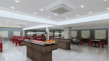 Frokostbuffé hver dag (EUR 8 per person)