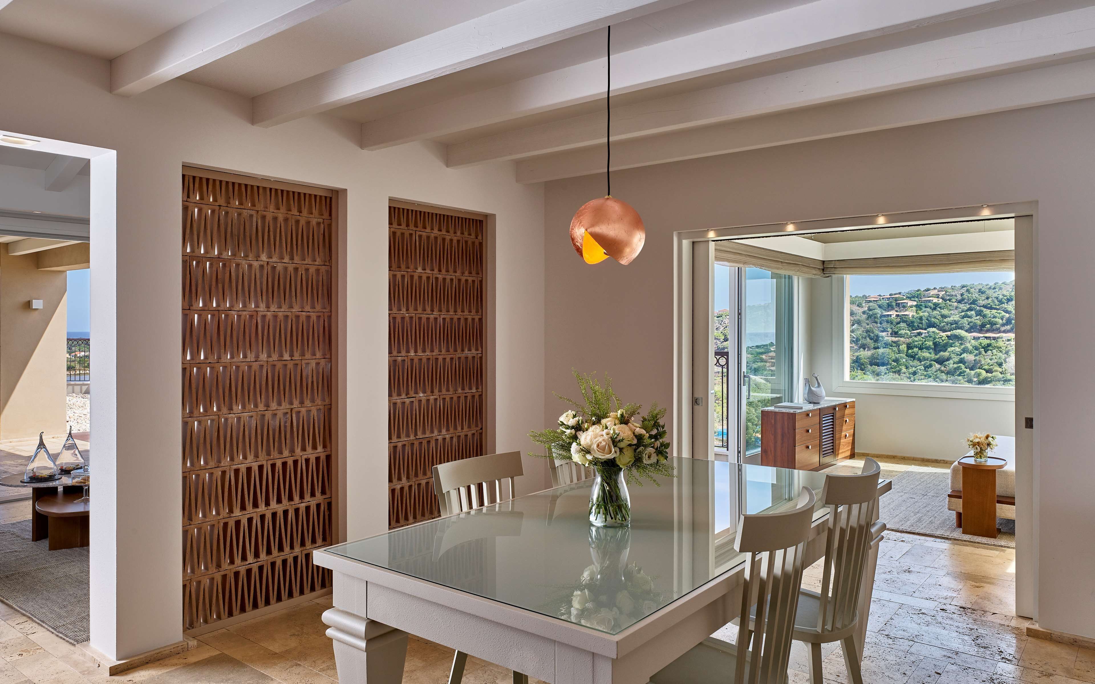 suite, 1 king bed (shardana suite w/view) | living area | flat-screen tv