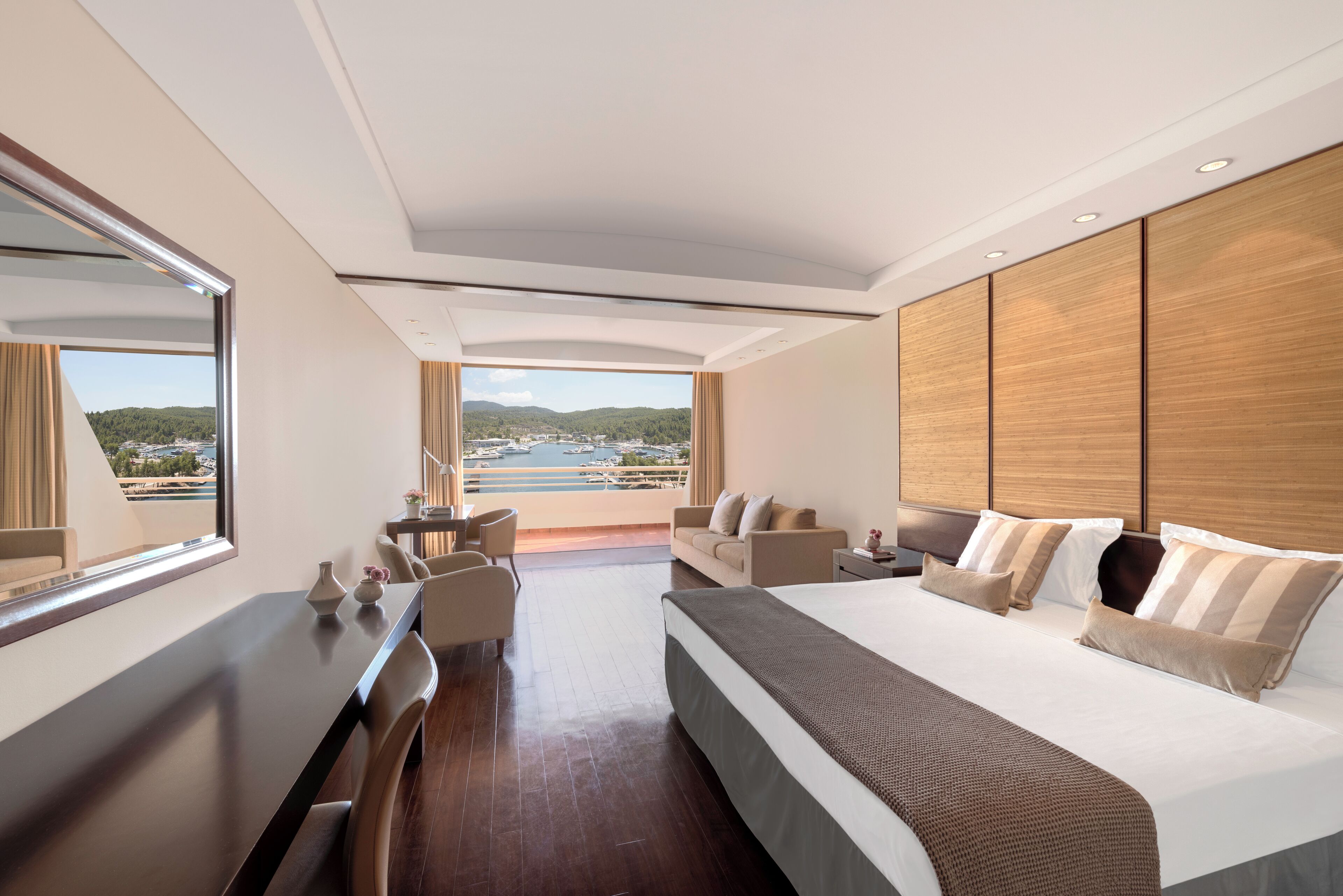 Junior Suite (Sea or Marina View) | Premium bedding, minibar, in-room safe, desk