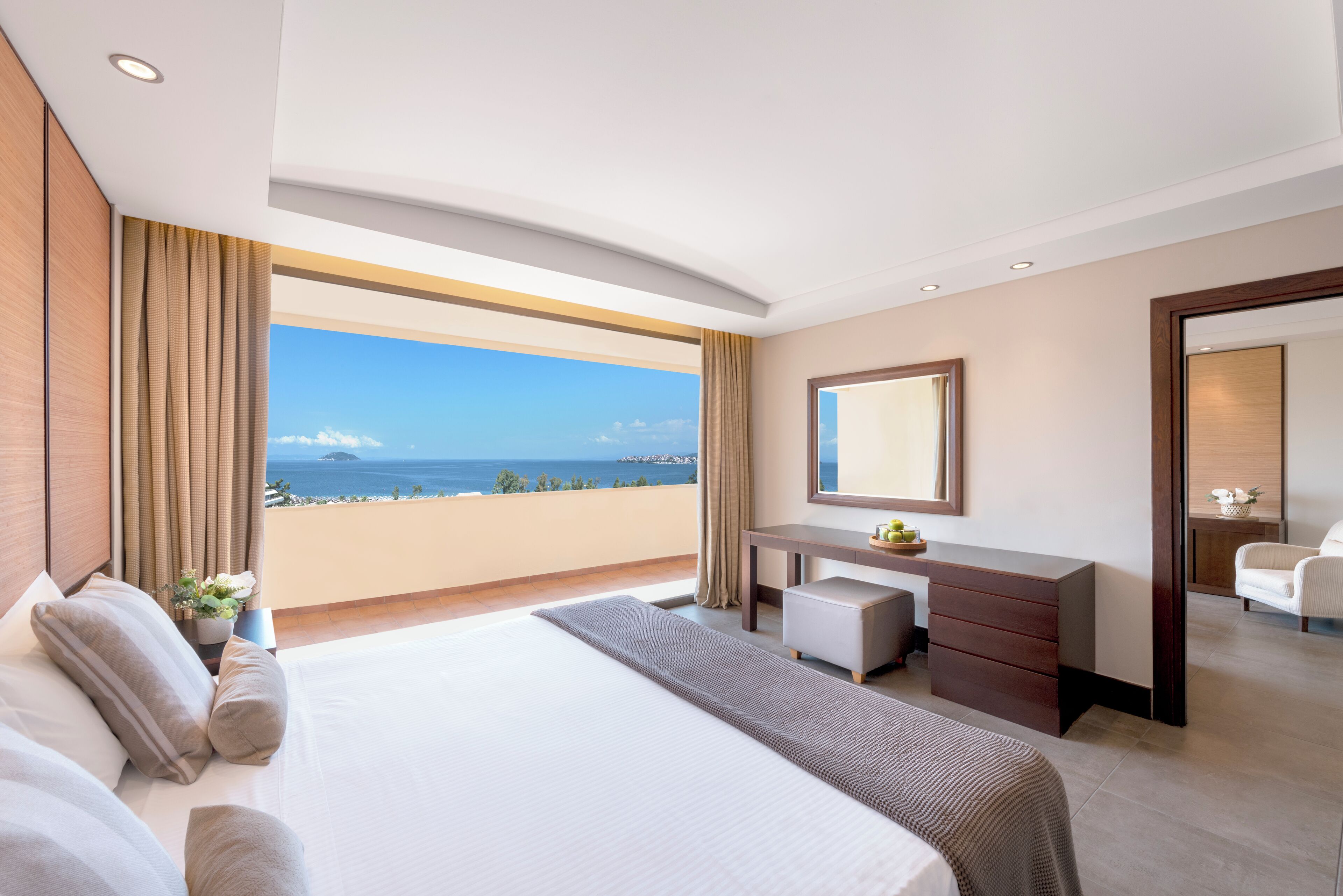 Suite (Sea or Marina View) | Premium bedding, minibar, in-room safe, desk