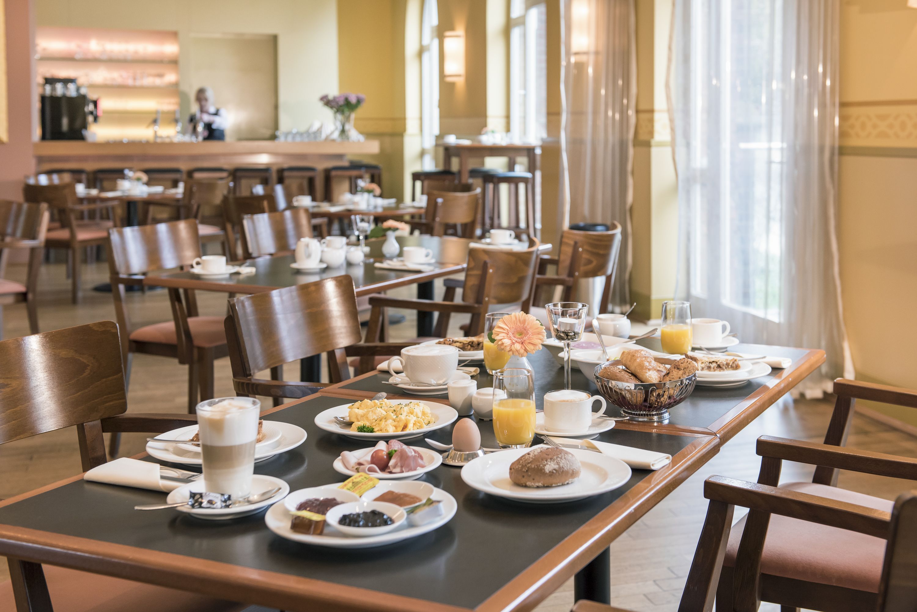 Daily buffet breakfast (EUR 22 per person)