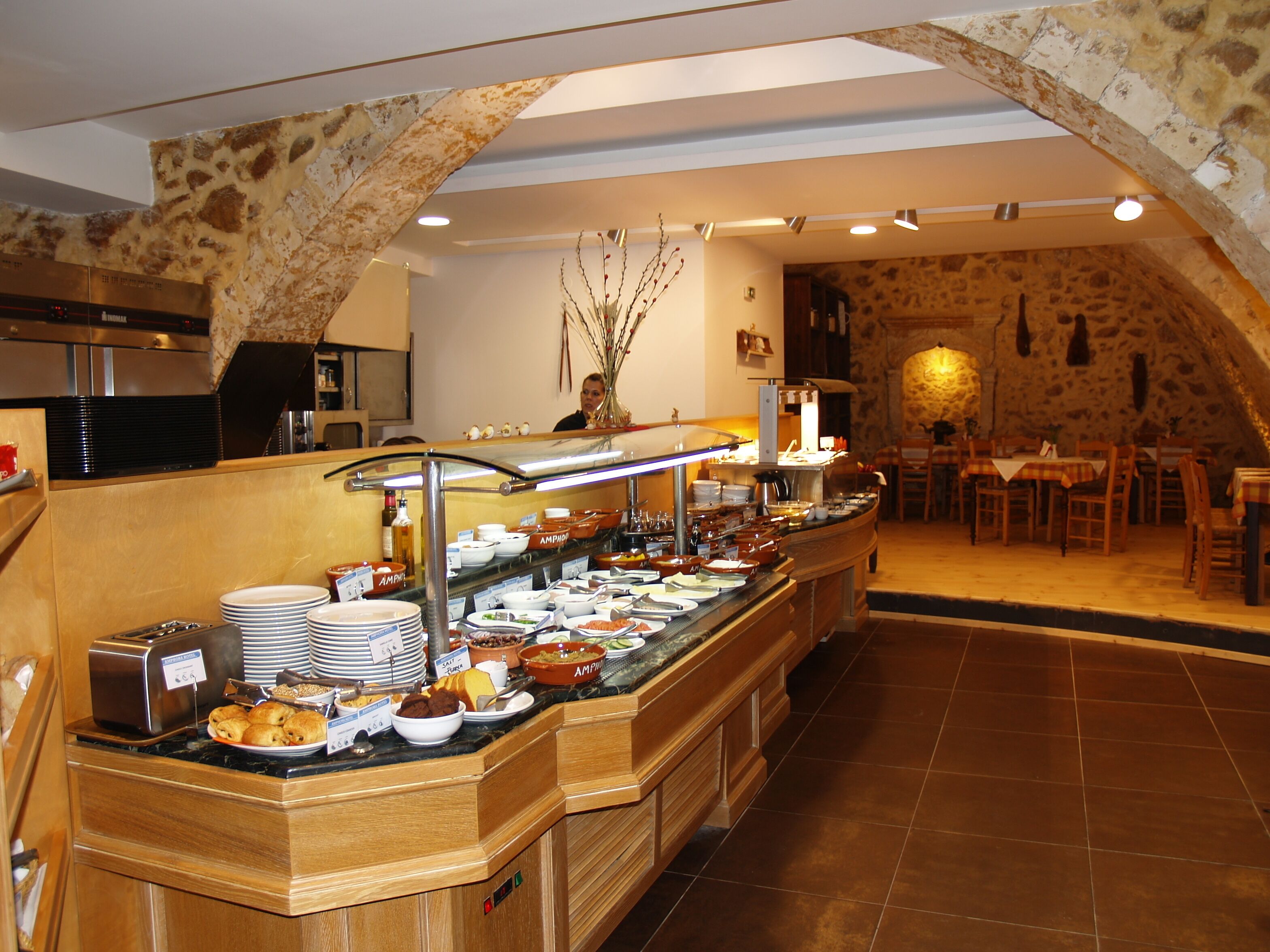 daily buffet breakfast (eur 15 per person)