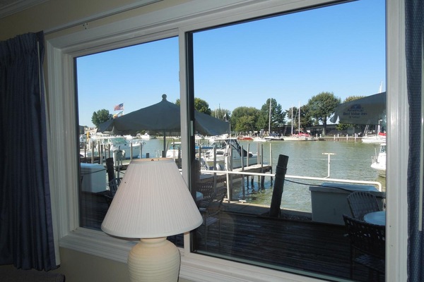 Blick von der Unterkunft