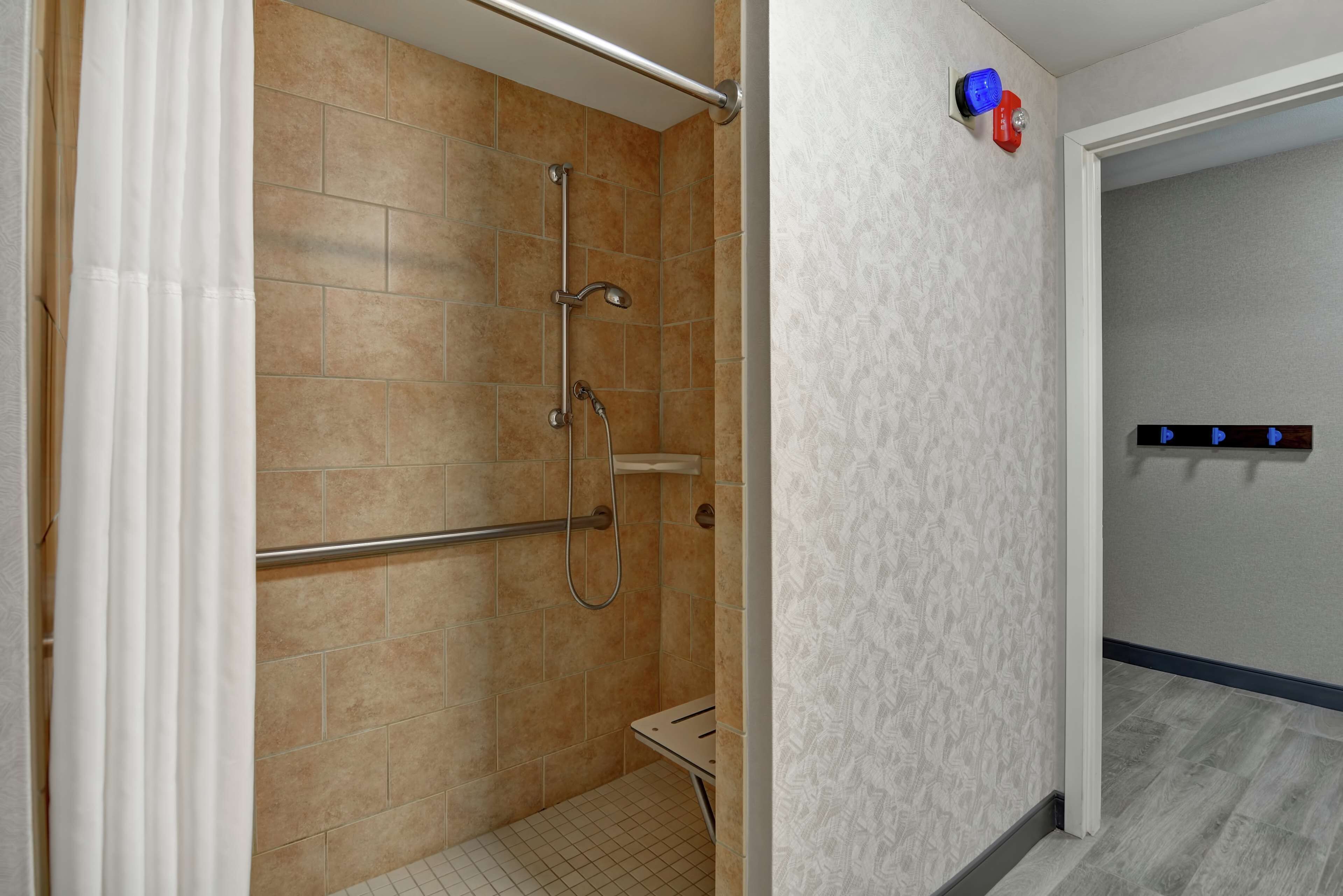 room, 1 king bed, accessible, non smoking | bathroom | free toiletries, hair dryer, towels, soap