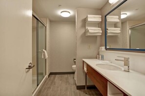Bathroom shower - Hampton Inn by Hilton Moab (Moab)