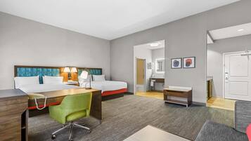 2 Queen Beds Studio Suite Non-Smoking | Down comforters, in-room safe, individually furnished, laptop workspace