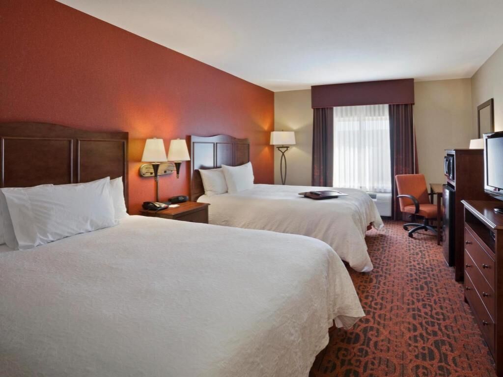 Hypo-allergenic bedding, in-room safe, desk, iron/ironing board