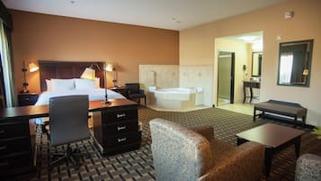 1 king bed studio suite non smoking | Desk, blackout drapes, soundproofing, iron/ironing board