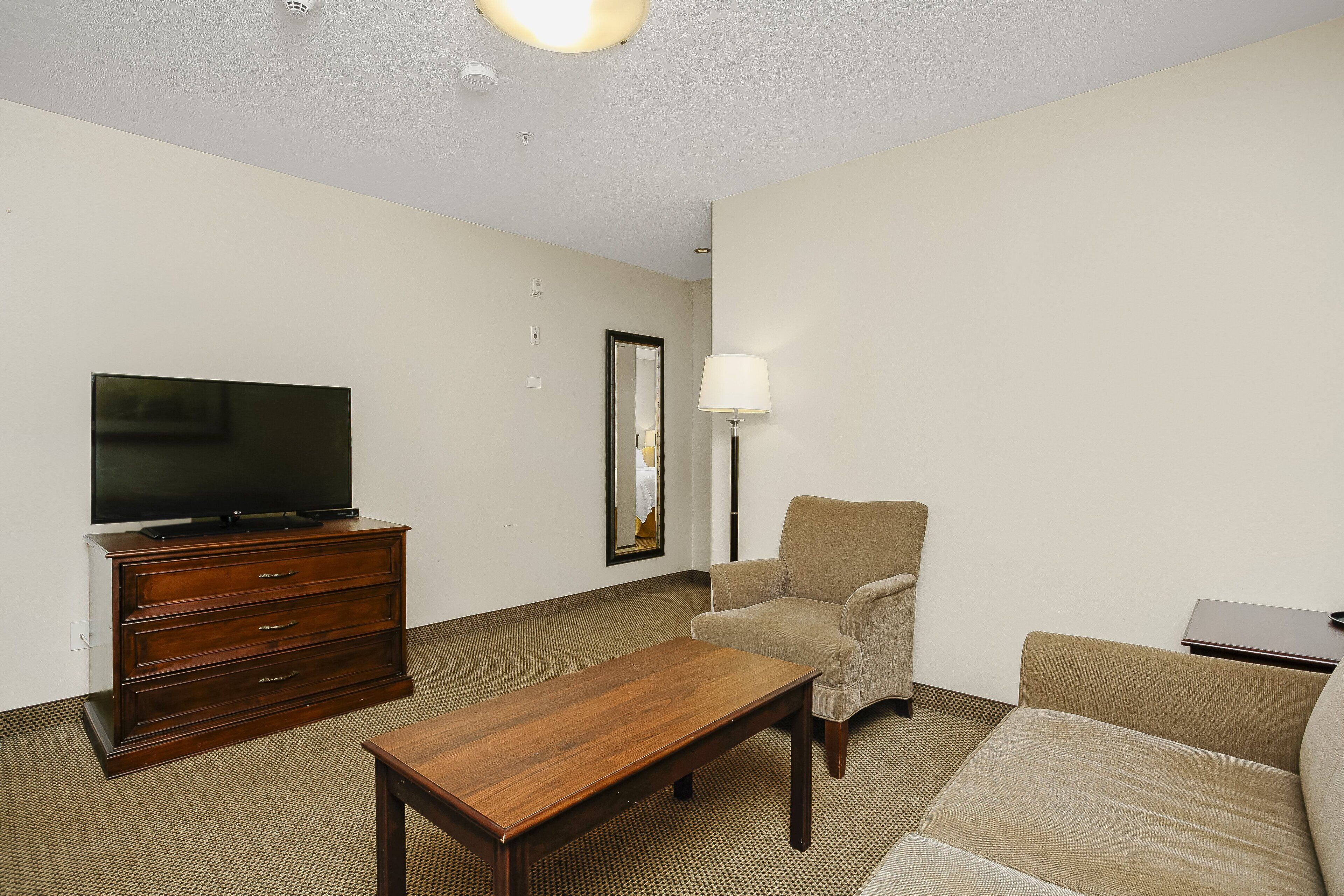 suite, 1 king bed with sofa bed | 1 bedroom, premium bedding, desk, iron/ironing board