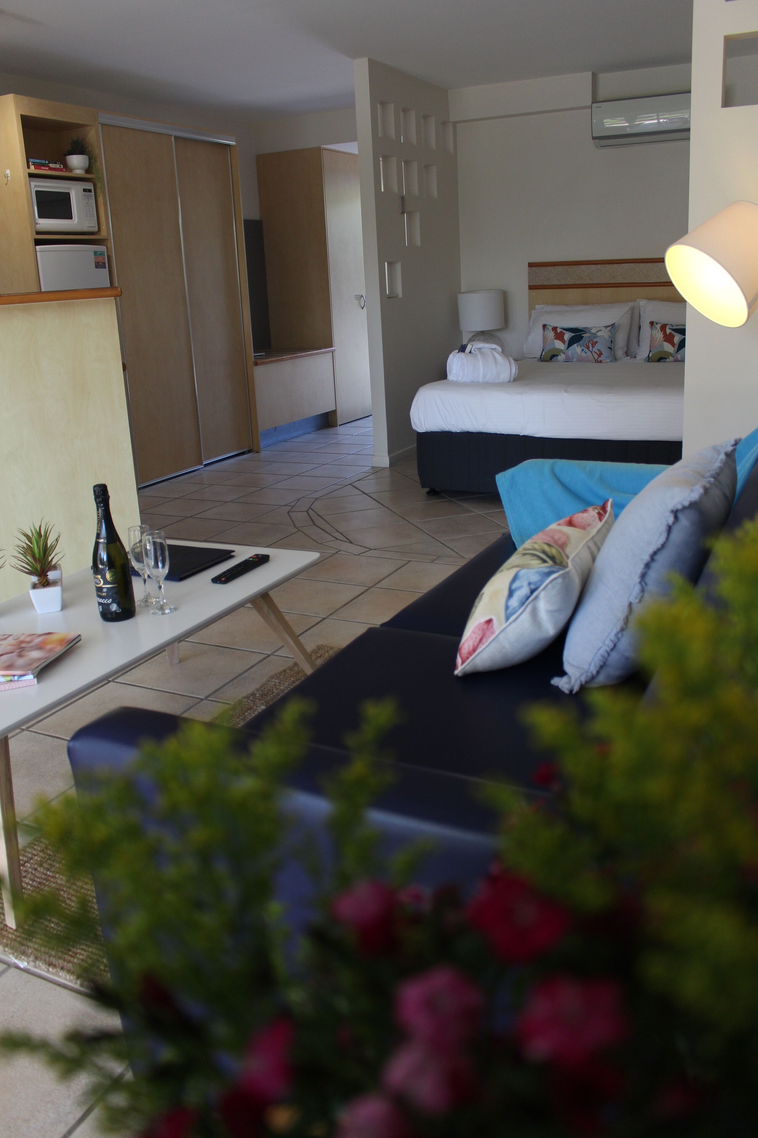 economy studio, 1 queen bed | premium bedding, pillow-top beds, desk, blackout curtains