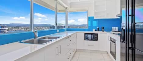 Penthouse, 3 chambres, vue océan | Cuisine privée