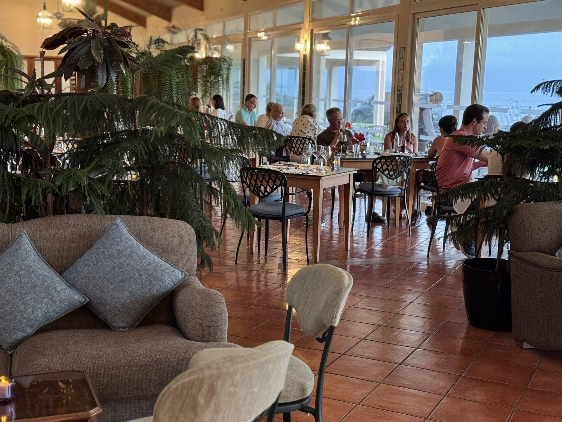 breakfast, lunch, dinner served; mediterranean cuisine, beach views