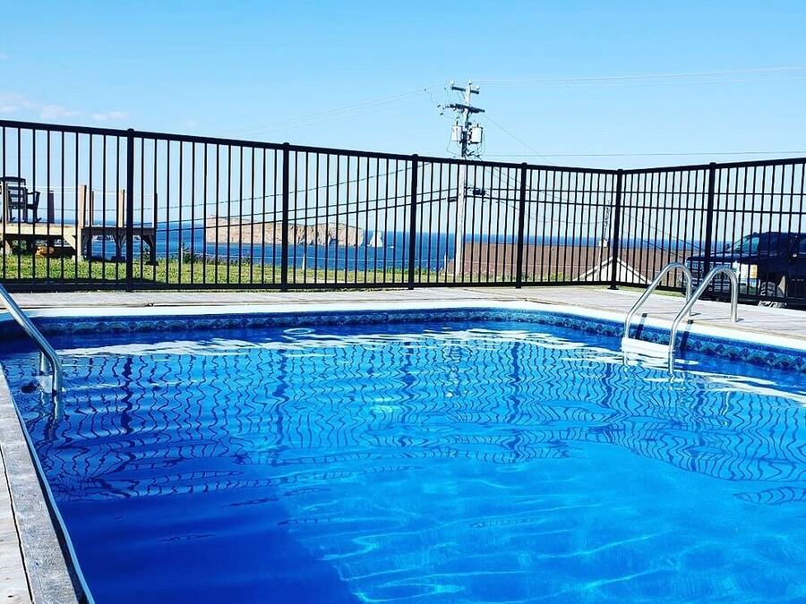 Seasonal outdoor pool