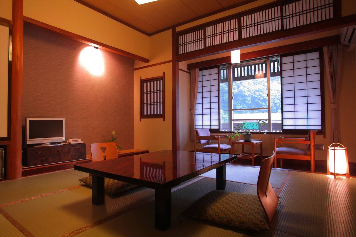 ห้องสแตนดาร์ด (Japanese Style, Private Bathroom) | ผ้านวมขนเป็ด, ตู้นิรภัยในห้องพัก, ห้องเก็บเสียง, ผ้าปูที่นอน