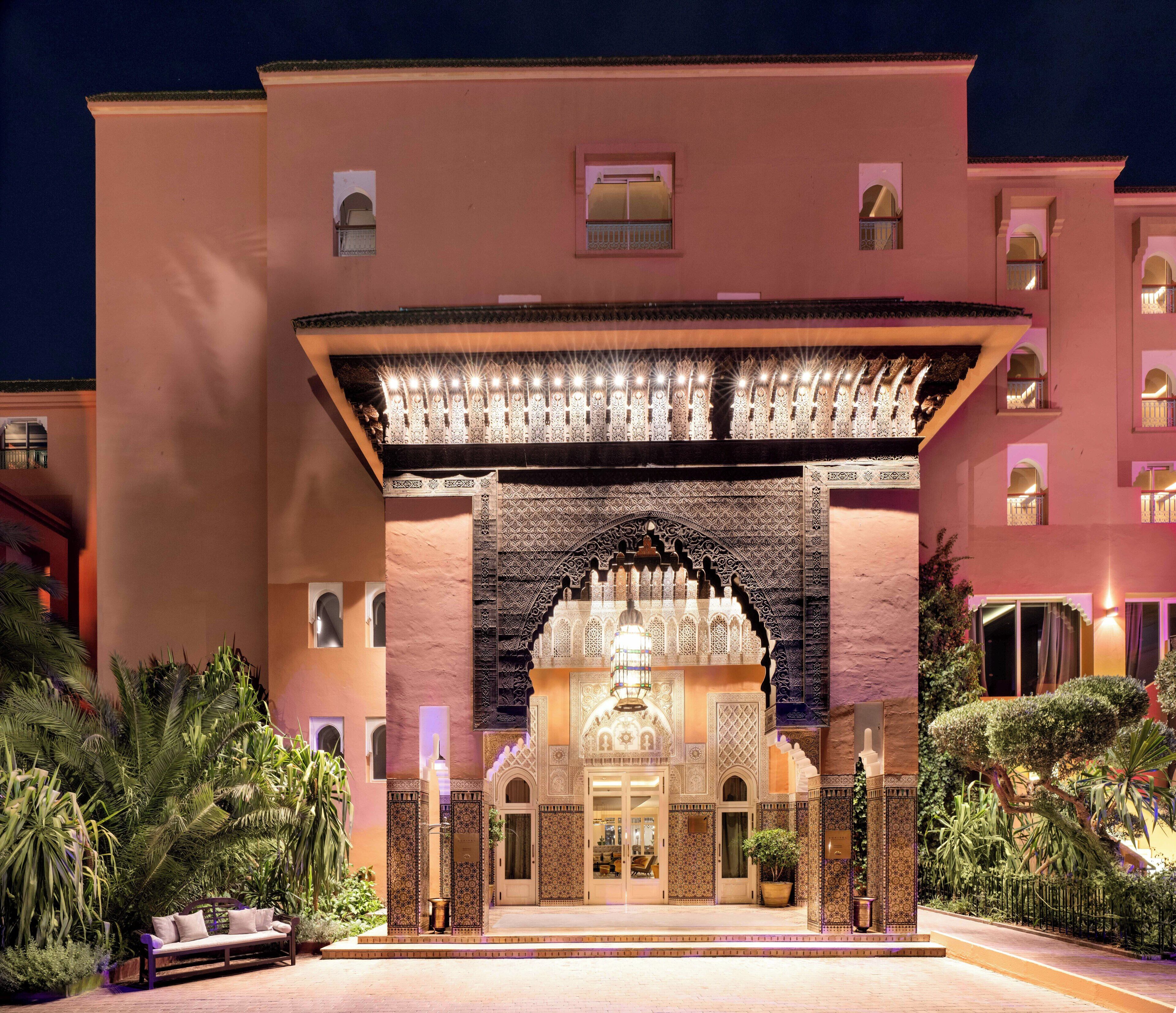 front of property – evening/night