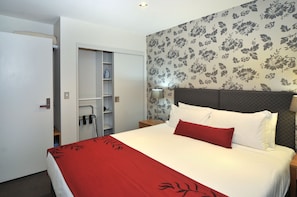 Premium bedding, in-room safe, desk, soundproofing