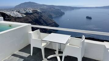 Suite luna di miele, idromassaggio | Terrazza/patio