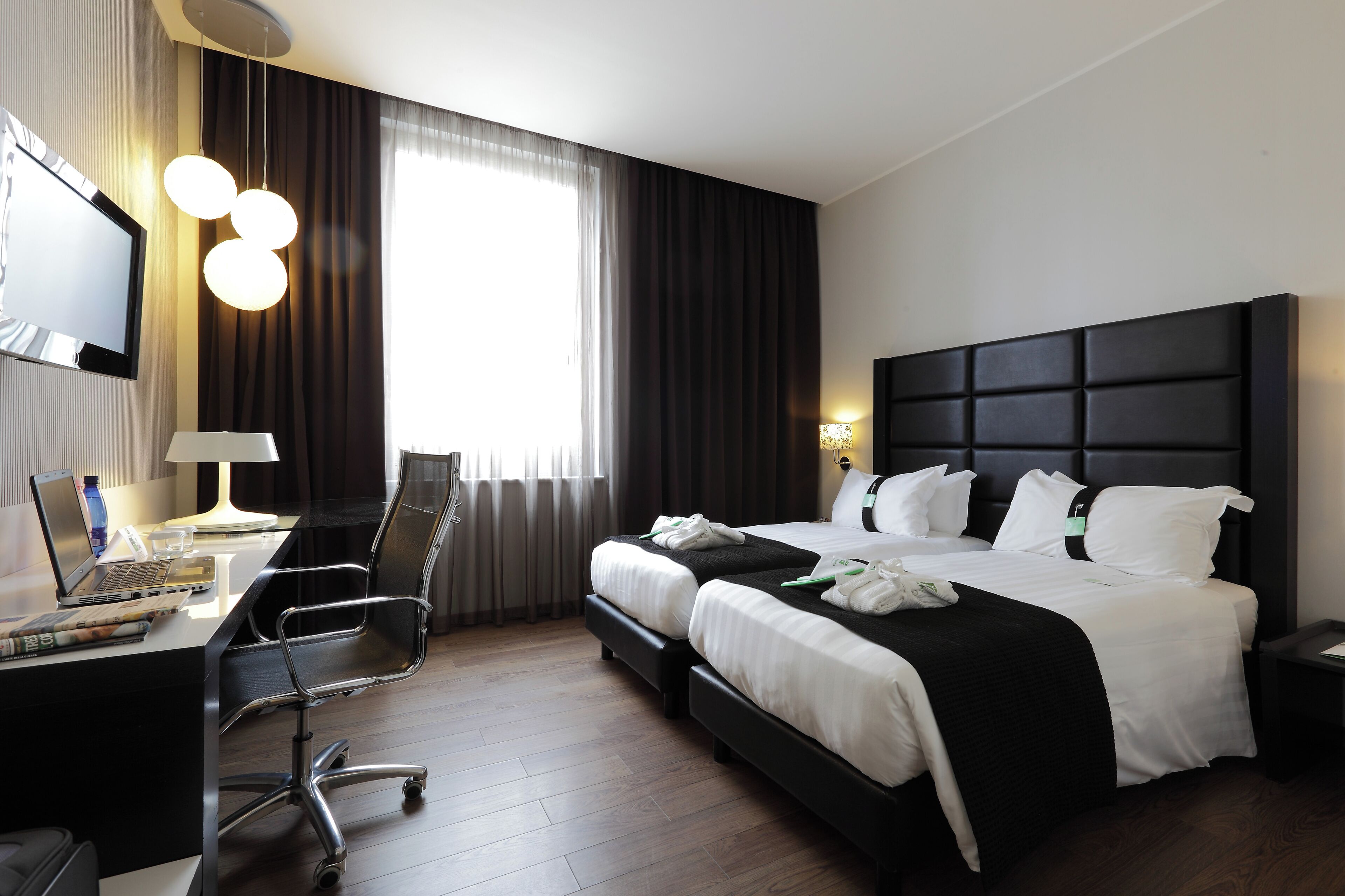 Premium bedding, minibar, in-room safe, desk
