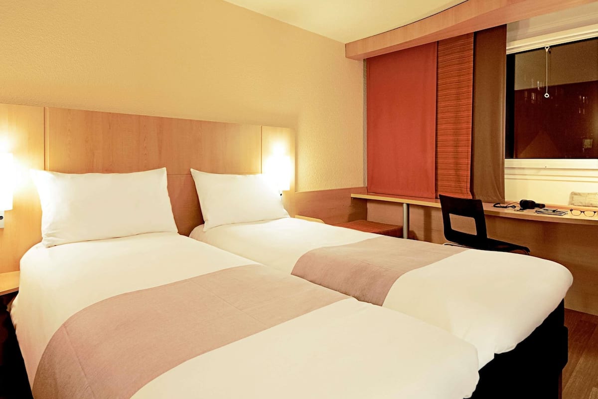 Room, Multiple Beds | In-room safe, desk, laptop workspace, soundproofing