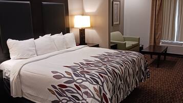 Individually decorated, individually furnished, desk, laptop workspace