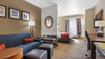 Premium bedding, pillowtop beds, in-room safe, desk