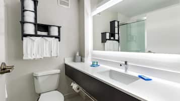 Free toiletries, hair dryer, towels, soap
