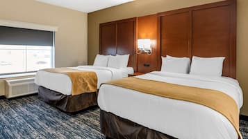 Suite, 2 Queen Beds, Non Smoking | In-room safe, desk, blackout drapes, soundproofing