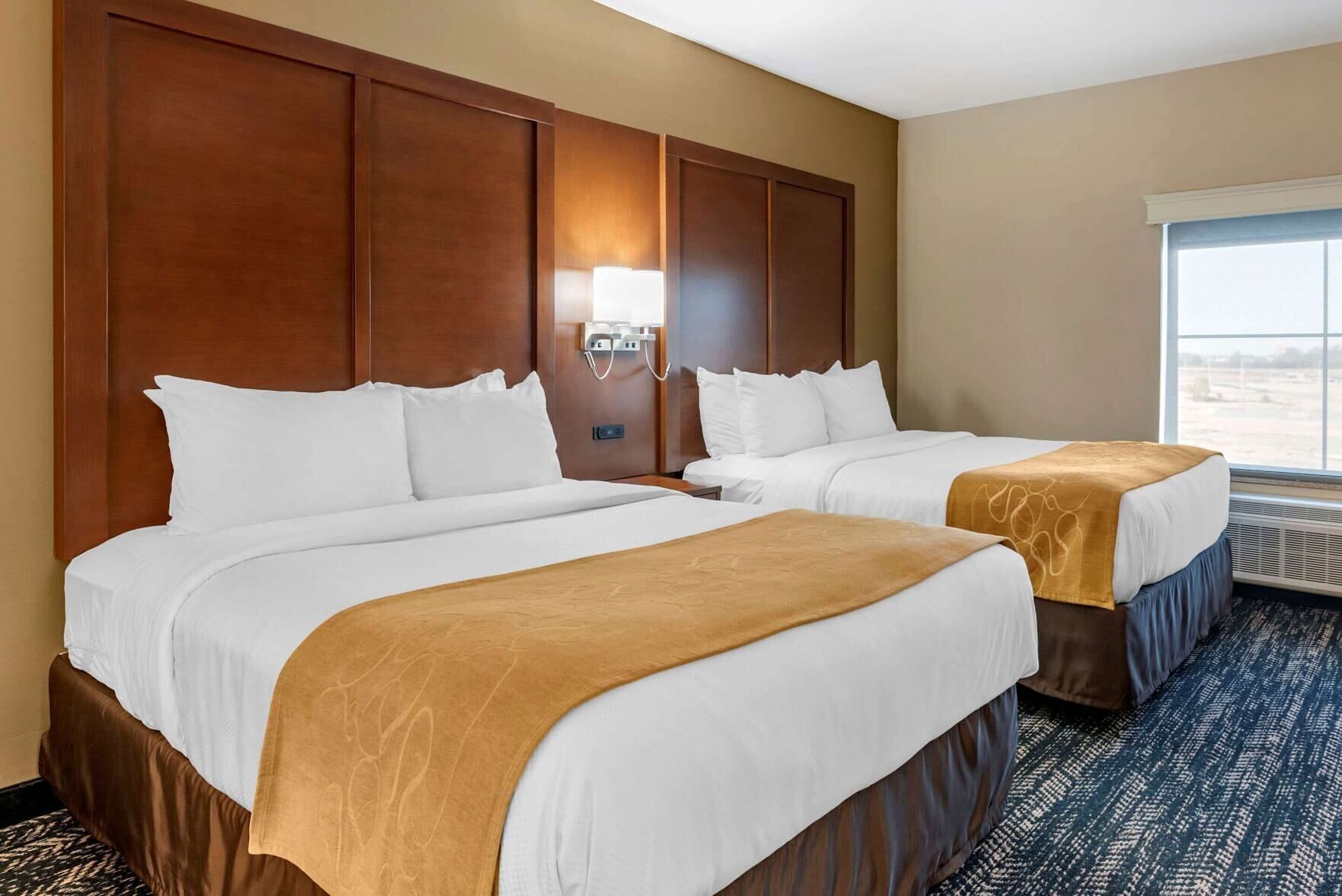 In-room safe, desk, blackout curtains, soundproofing