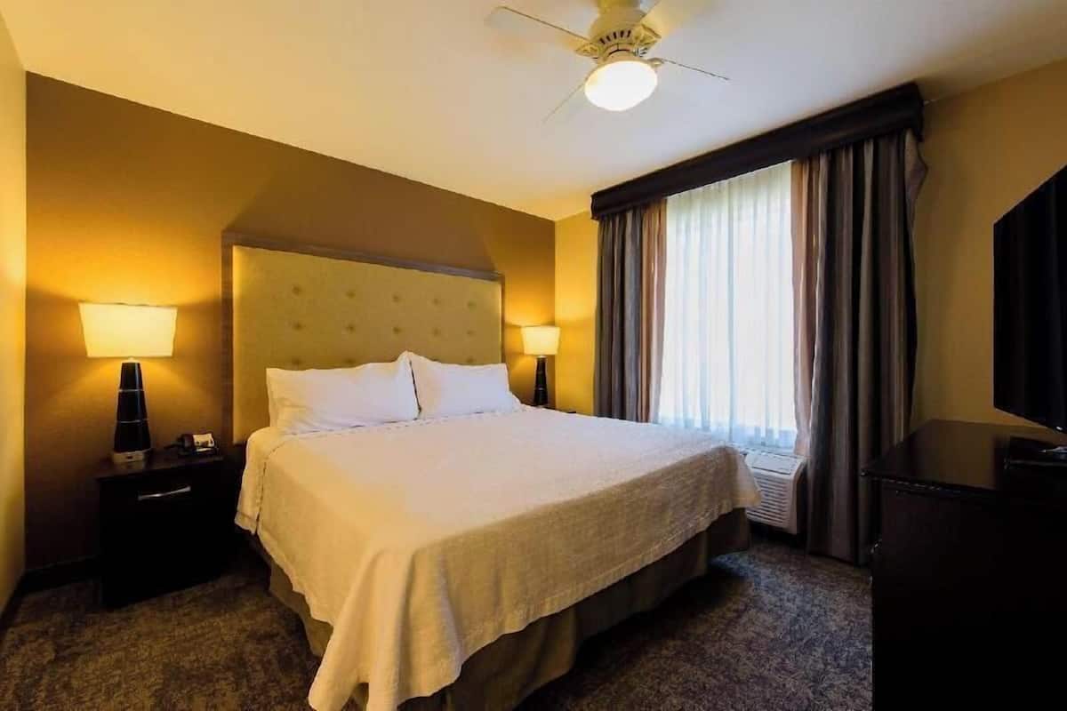 Premium bedding, individually furnished, desk, laptop workspace