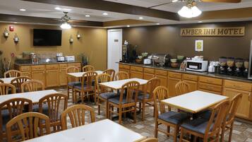 Gratis frukostbuffé varje dag