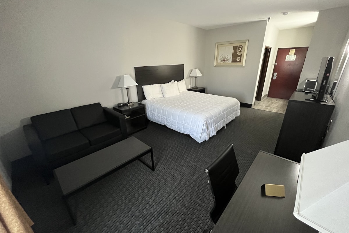 standard single room, 1 king bed | desk, laptop workspace, iron/ironing board, free wifi