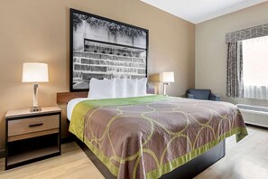 Habitación estándar, 1 cama King size | Ropa de cama de alta calidad, camas con pillow-top y escritorio
