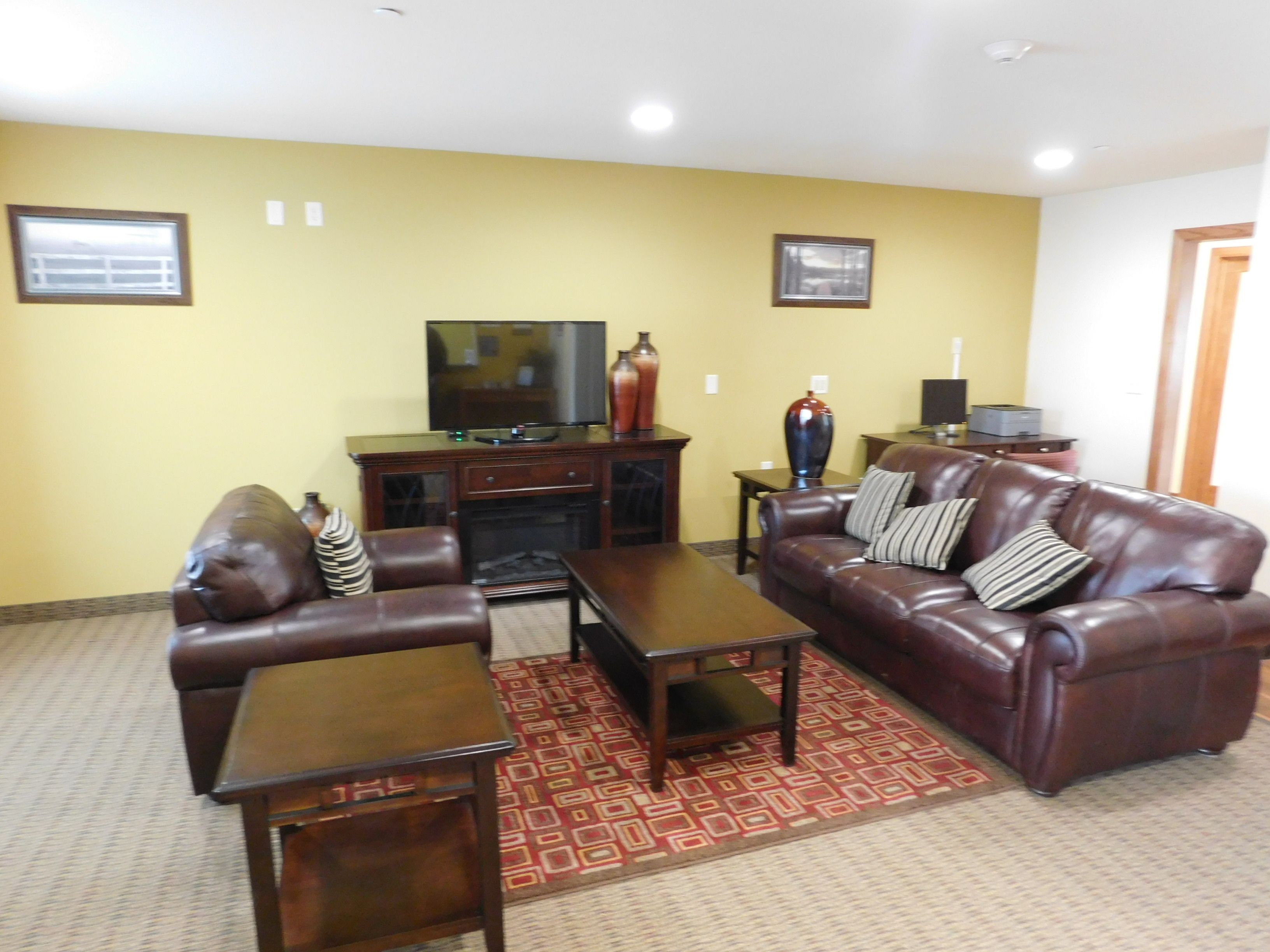 Sitteområde i lobbyen