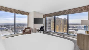 Premium bedding, down duvets, pillow-top beds, in-room safe