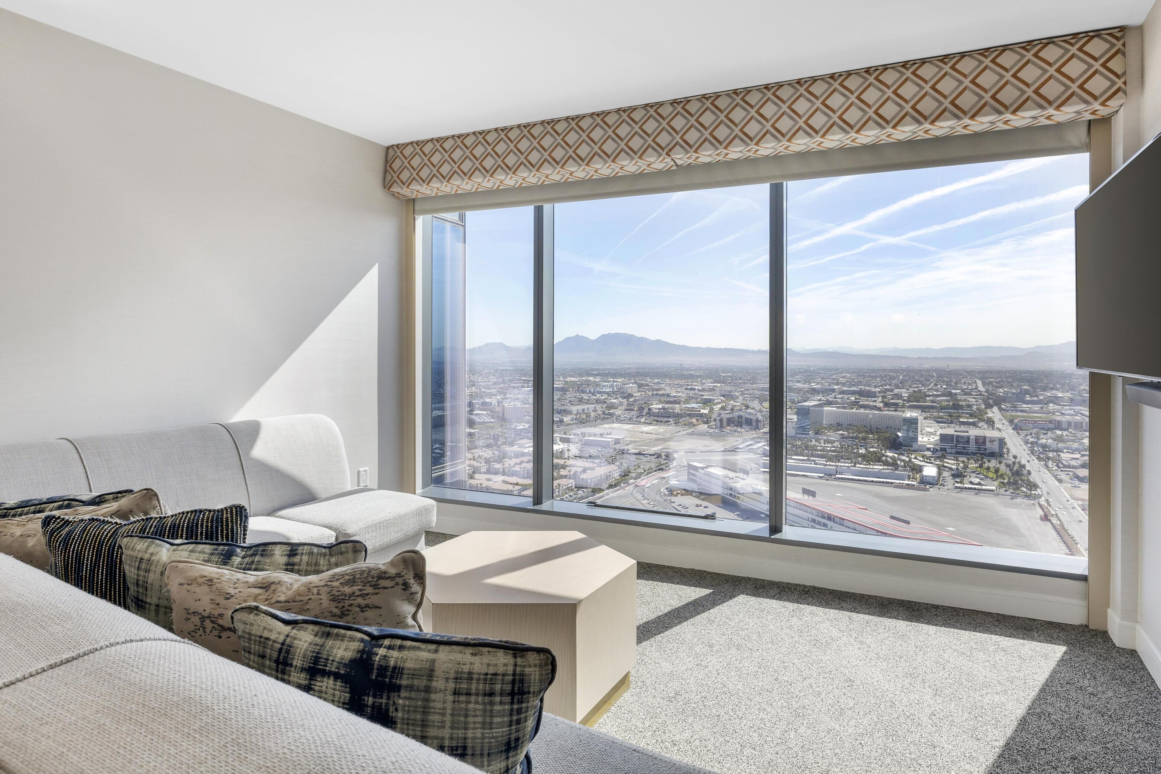 50-inch LCD TV with cable channels, TV, DVD player