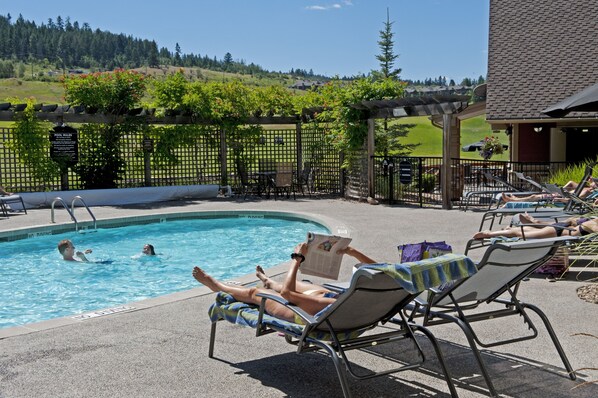 Indoor pool, outdoor pool