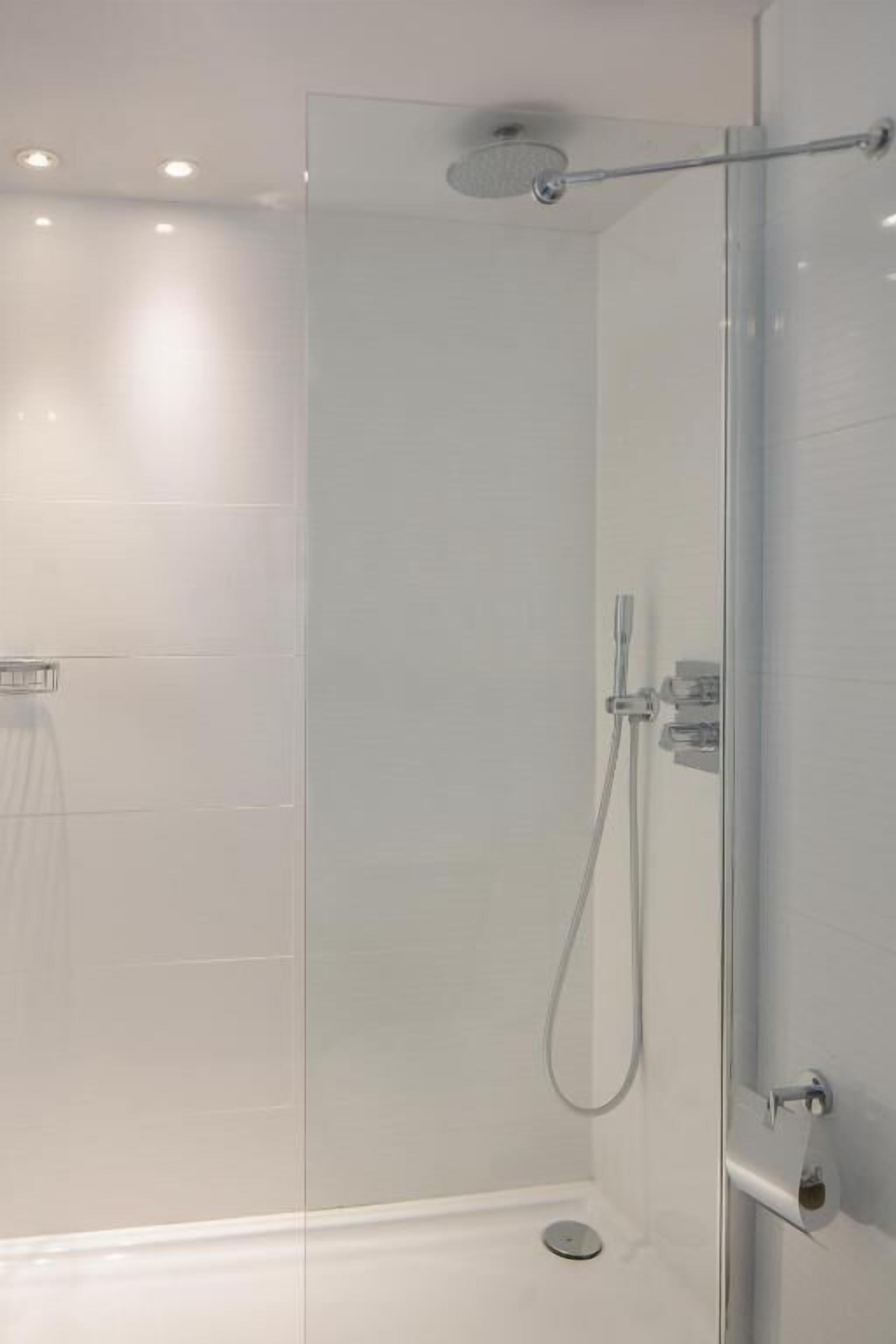 free toiletries, hair dryer, towels