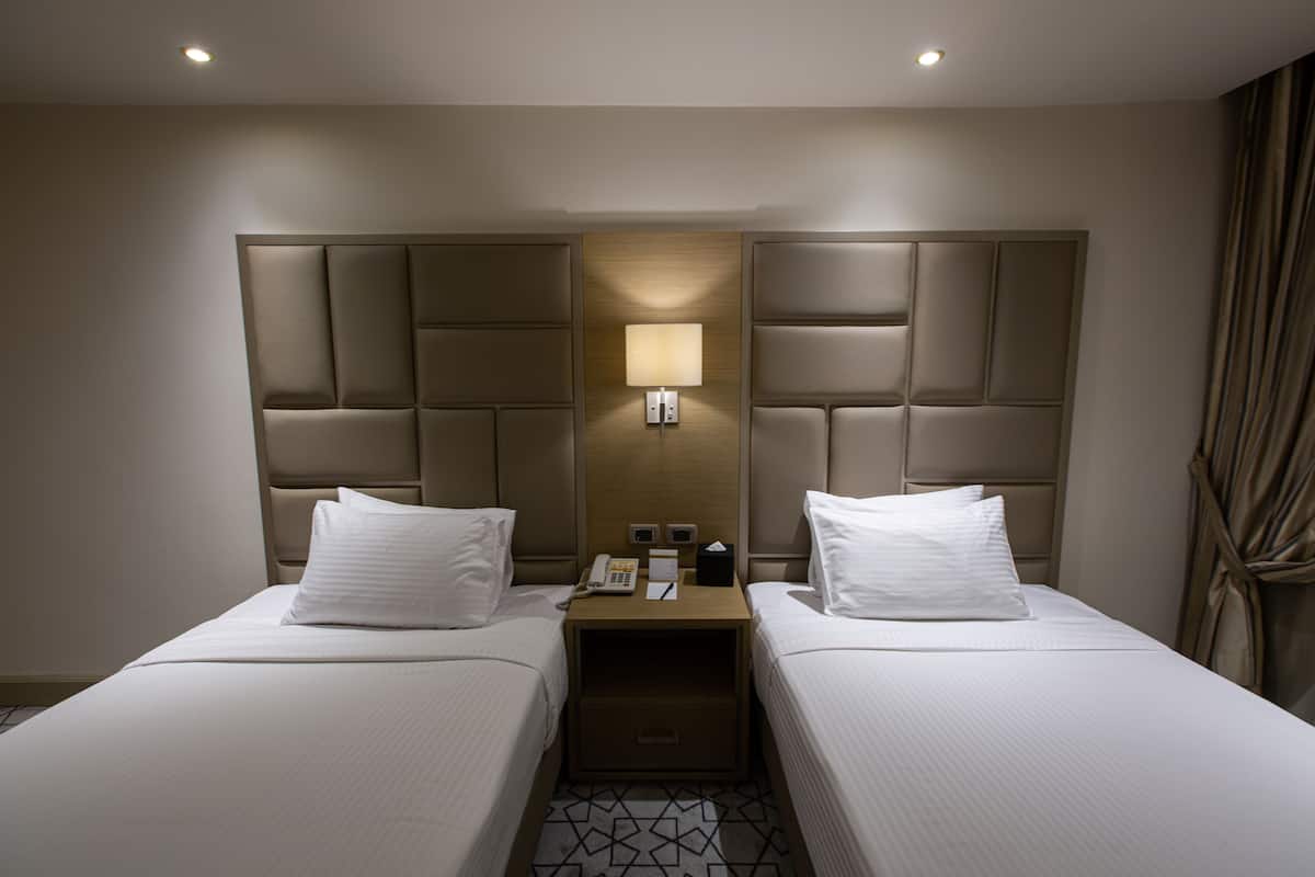 Premium bedding, in-room safe, desk, blackout curtains