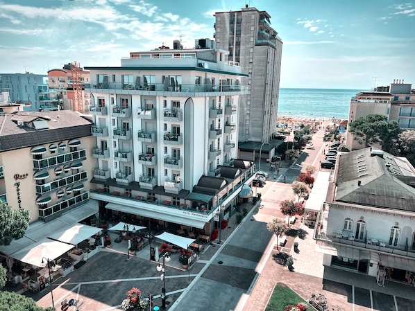 Façade de l’hébergement
